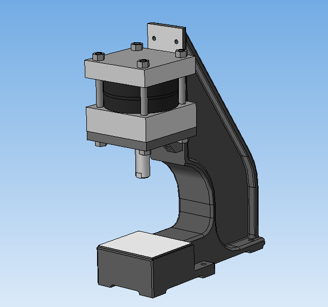 台式可调气动压力机