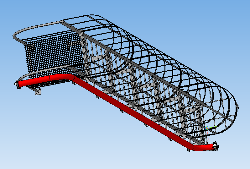 工业大楼防火梯
