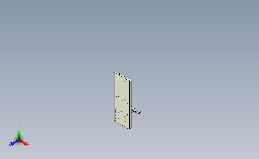 Z轴钻孔机构三维模型