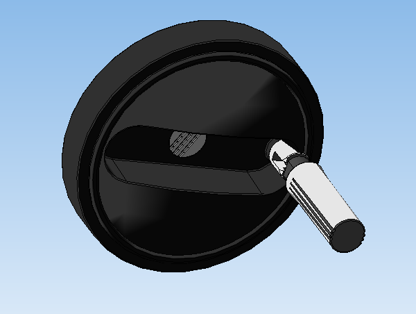 塑料飞轮与折叠手柄