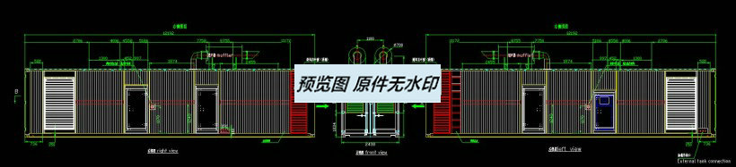 16M33D型集装箱式发电机组机械布置图 1331188==wb30