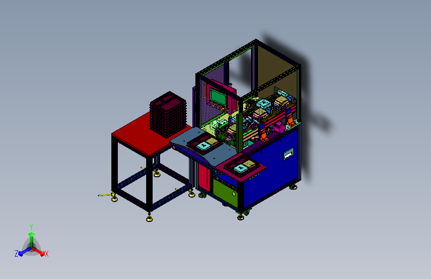 听筒包线回料转运站