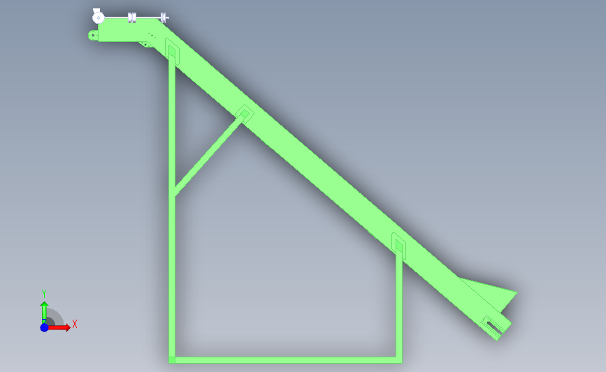 可移动倾斜输送机