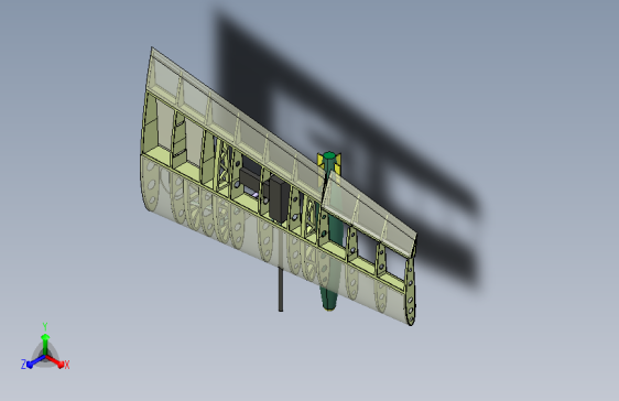 飞机机翼catia