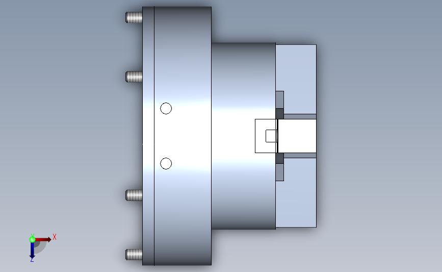 AP 大孔径中空气动夹头（一）[AP-52]_SOLIDWORKS 2018_模型图纸下载 – 懒石网