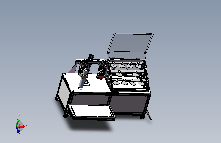 机器人磨抛平台-打磨工具库+刀具库 1716159