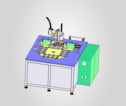 H0000266-四工位转盘自动上料机+SW+STP