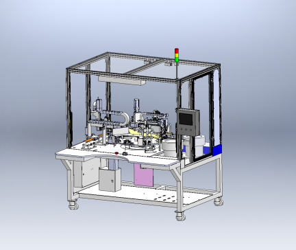 H0000499-IC自动装配设备3D模型+SW+STP