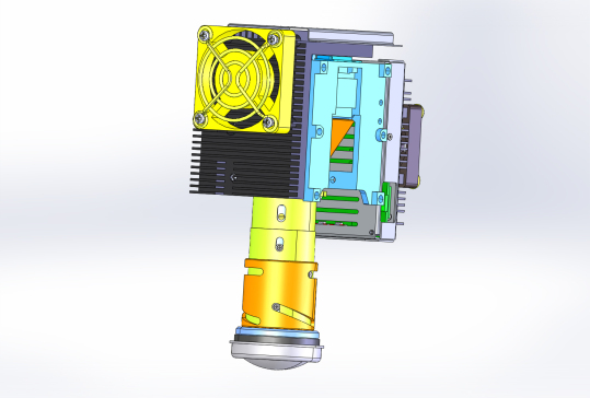3D打印光学投影模组=1151854=150+SW+STP