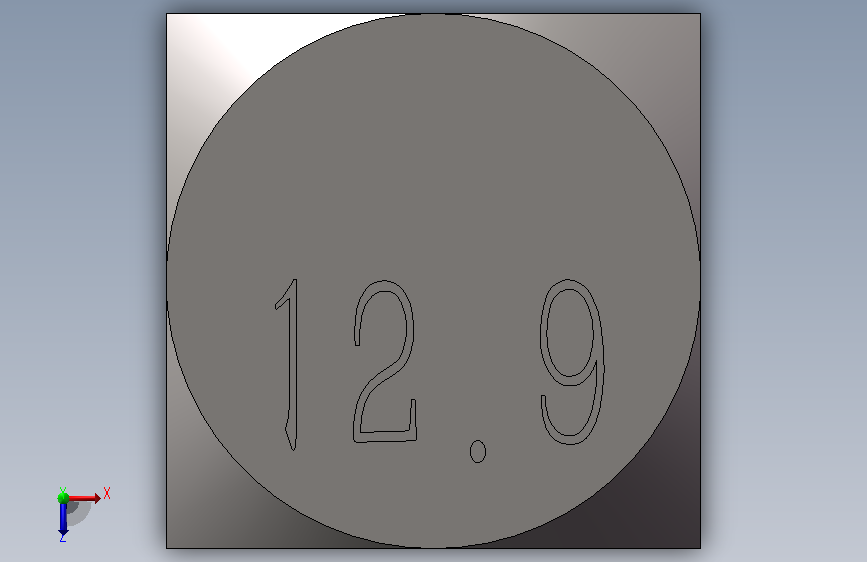 57_8_13,GB/T8-2021方头螺栓C级M24×160 俯视图
