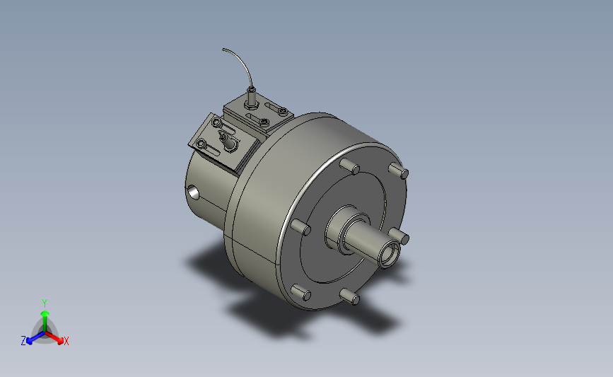 RE 精短组合型中实回转油缸（一）[RE-120]