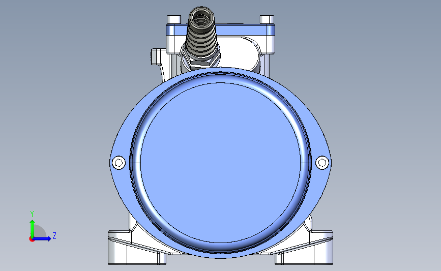 KBM-6-2型振动电机 左侧视图