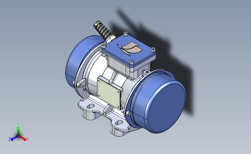 KBM-6-2型振动电机 主视图