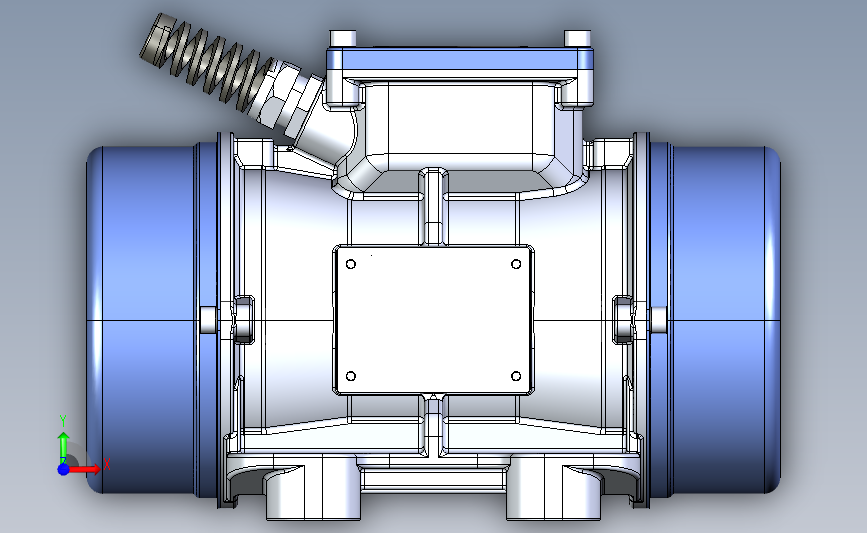 KBM-6-2型振动电机 正面视图