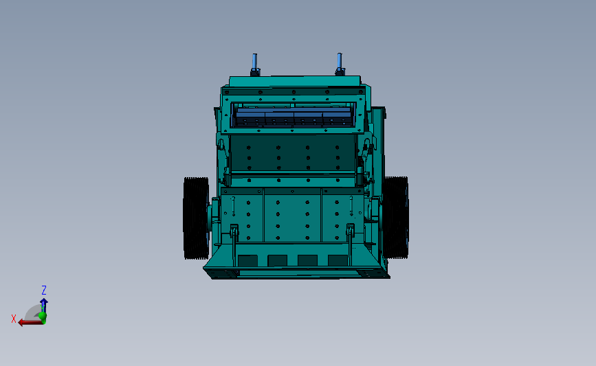 PF-1315反击式破碎机三维模型