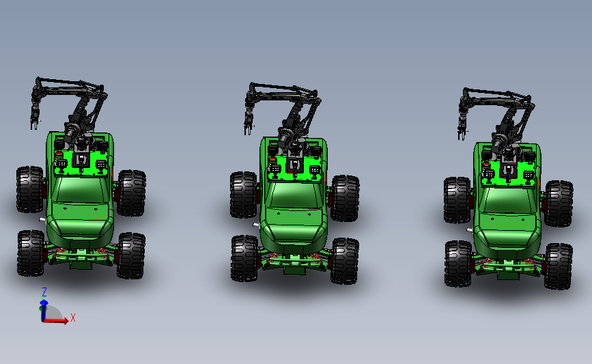 自主移动的复合越野玩具小车模型