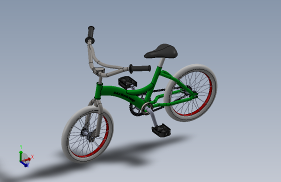 小自行车Solidworks设计