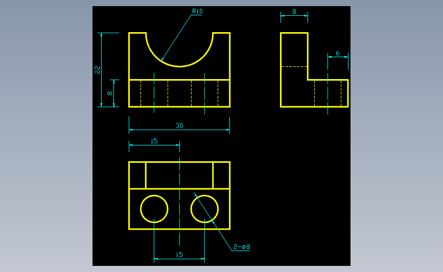 三视图_模型下载 – 懒石网