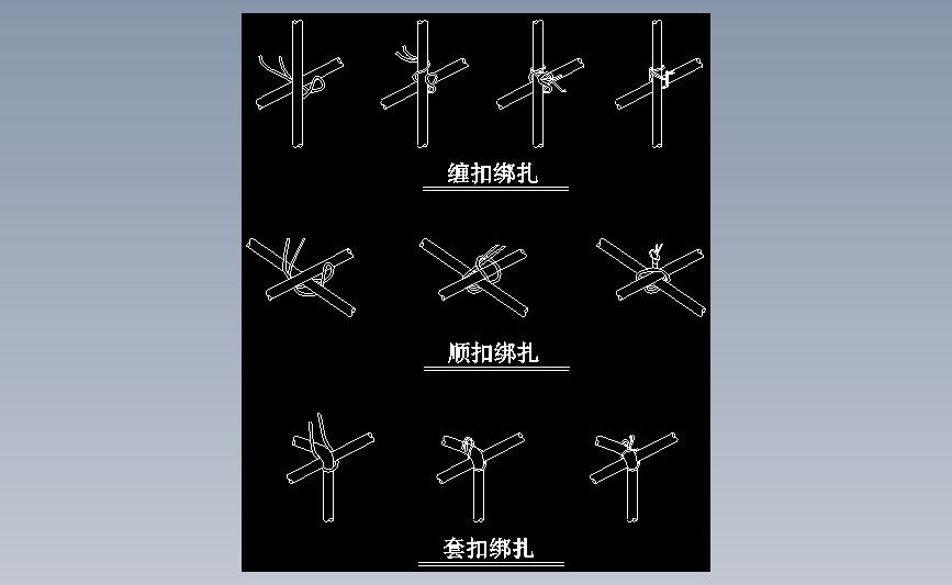 3.2.2钢筋绑扎示意图