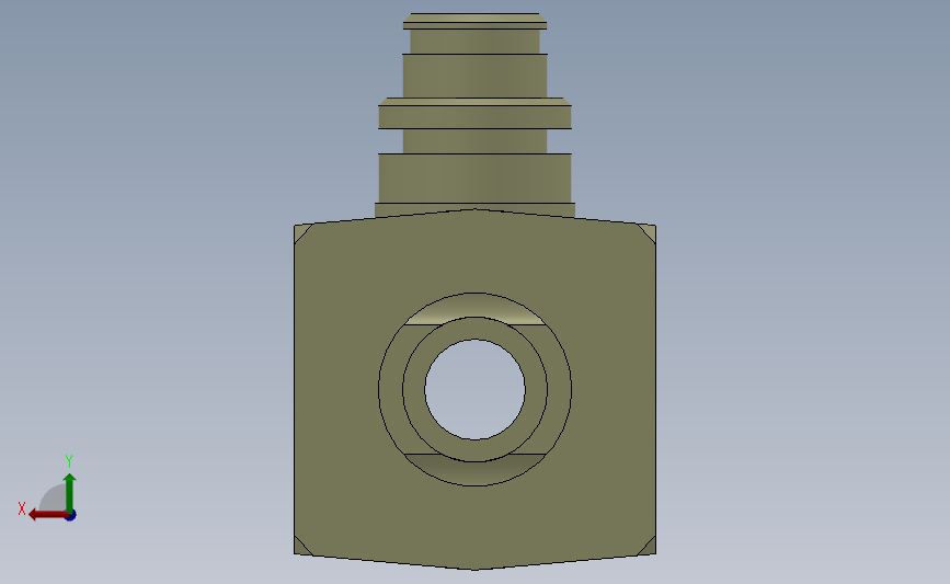 DN系列T型插头[DN-13]_SOLIDWORKS 2018_模型图纸下载 – 懒石网