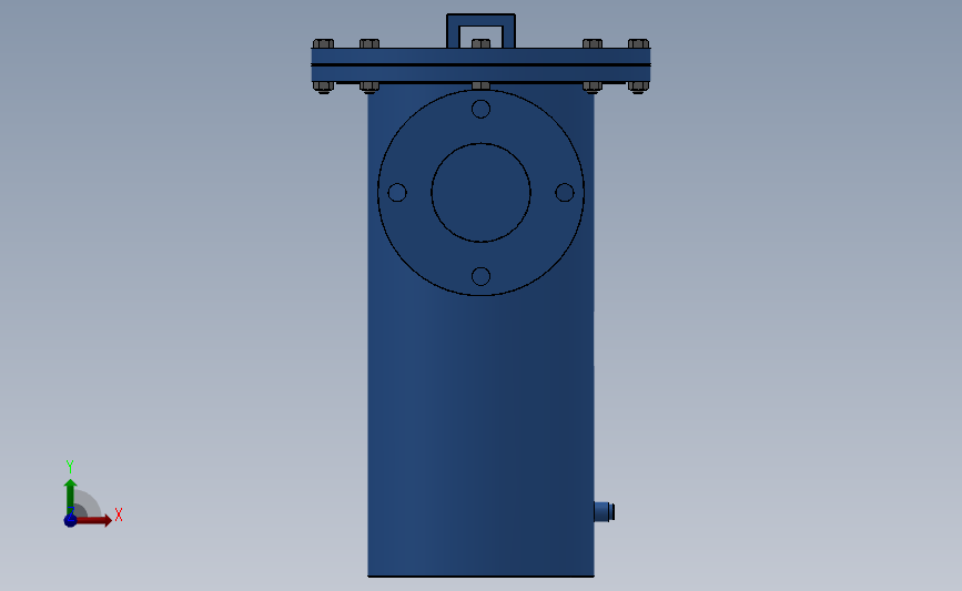 SB34、SB36型高低篮式过滤器[SB34-DN100]_SOLIDWORKS 2018_模型图纸下载 – 懒石网