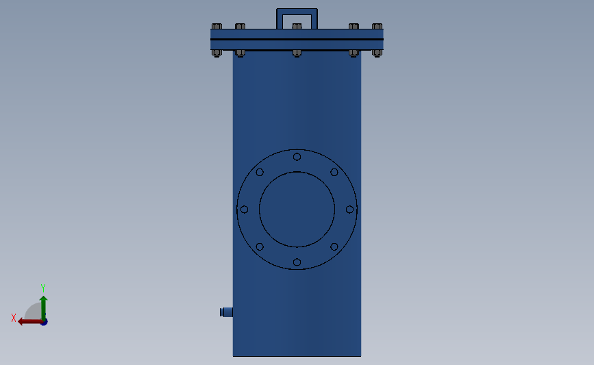 SB34、SB36型高低篮式过滤器[SB34-DN200]_SOLIDWORKS 2018_模型图纸下载 – 懒石网