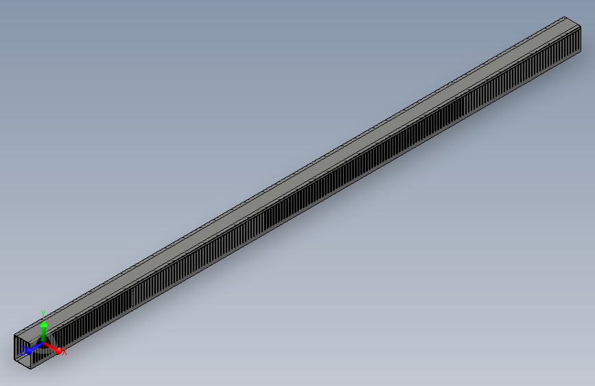线槽3D模型ZIK01-H80-W60