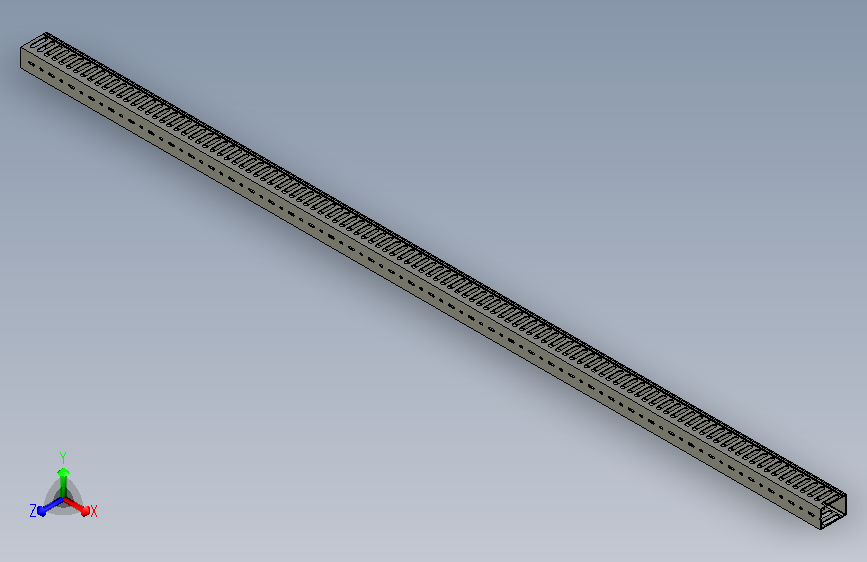 线槽3D模型ZIK05-H65-W45