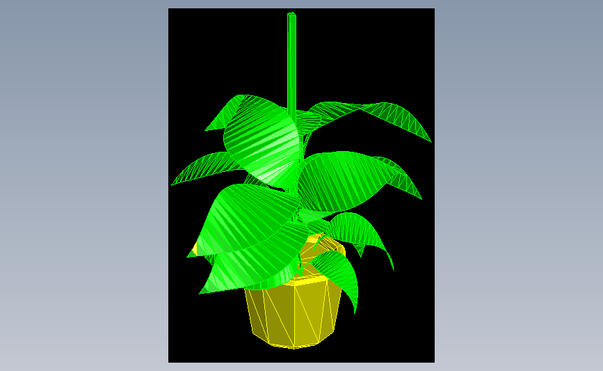 室内家具三维模型04（花卉）