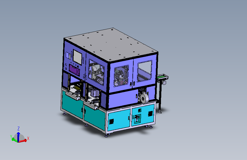 H0000570-电子原件组装设备+SW+STP