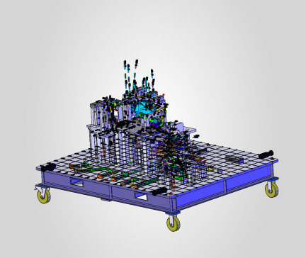 H0000750-前纵梁总成检具+SW+STP+UG