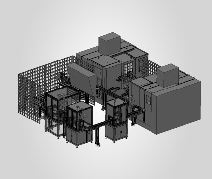 H0000768-机加工生产线+SW+STP