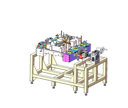 H0000850-铸造模具翻板机+SW+STP