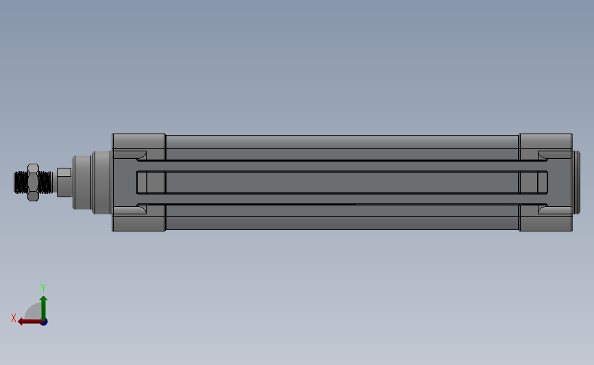 DNC系列标准气缸 基本型[DNC-40-150-PPV]_SOLIDWORKS 2018_模型图纸下载 – 懒石网