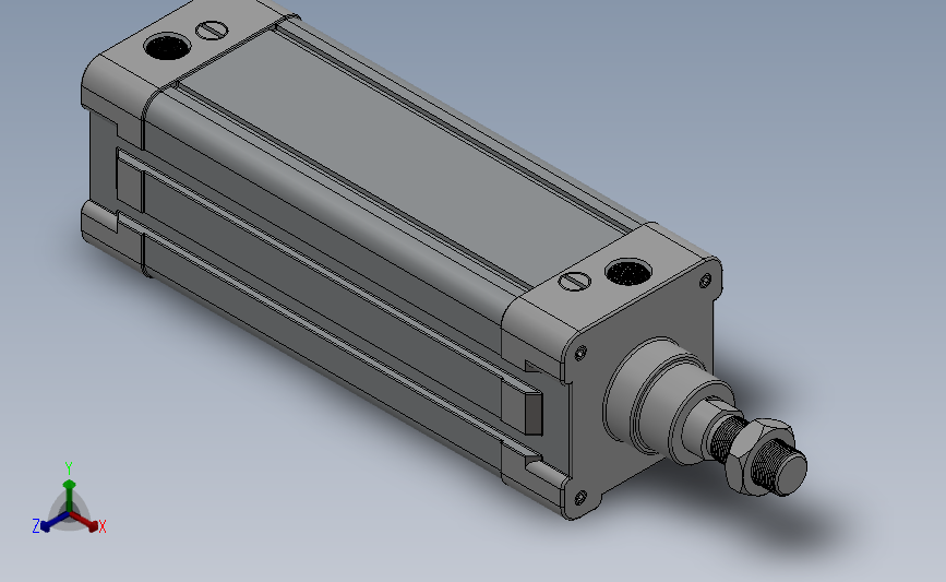 Dnc系列标准气缸 基本型[dnc 80 150 Ppv] Solidworks 2018 模型图纸下载 懒石网