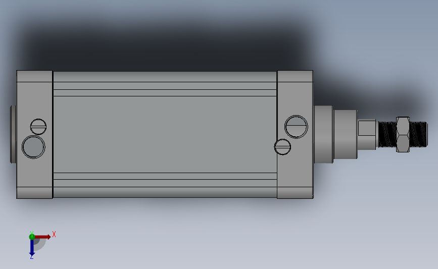 Dnc系列标准气缸 基本型[dnc 125 150 Ppv] Solidworks 2018 模型图纸下载 懒石网