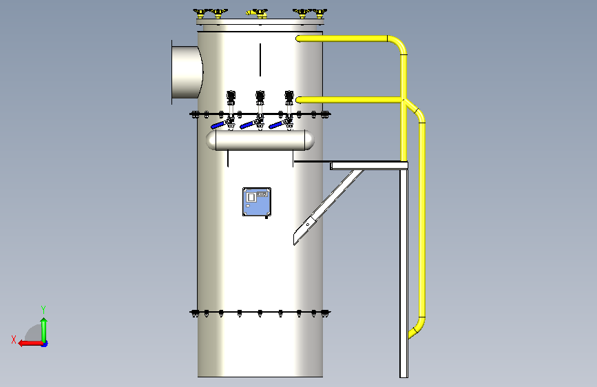 A0017729-14 mngs 销售过滤器通风过滤器模型 背面视图
