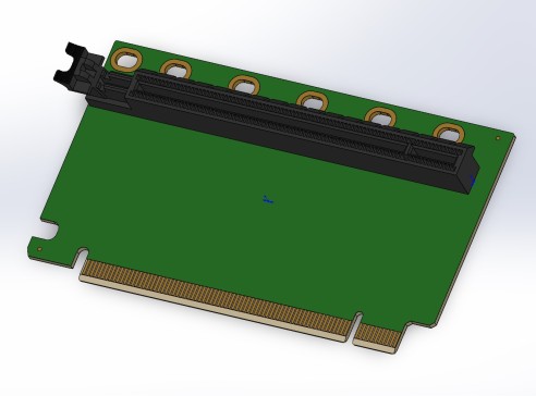 A0017747-PCI-E 16X 预留升降卡 2U