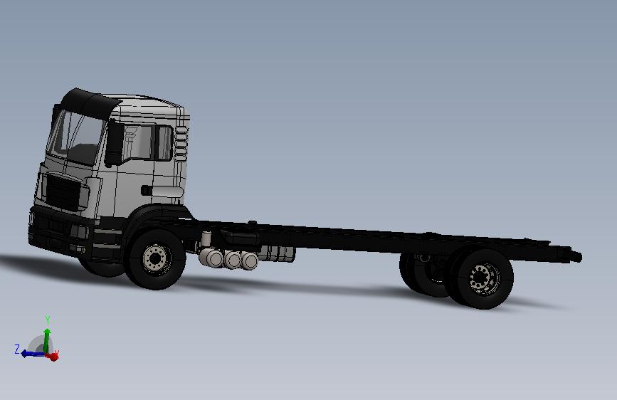 A0017804-Sitrak G5s 4x2 货车驾驶室底盘