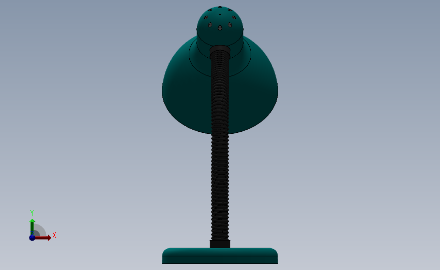 台灯_SOLIDWORKS 2021_模型图纸下载 – 懒石网