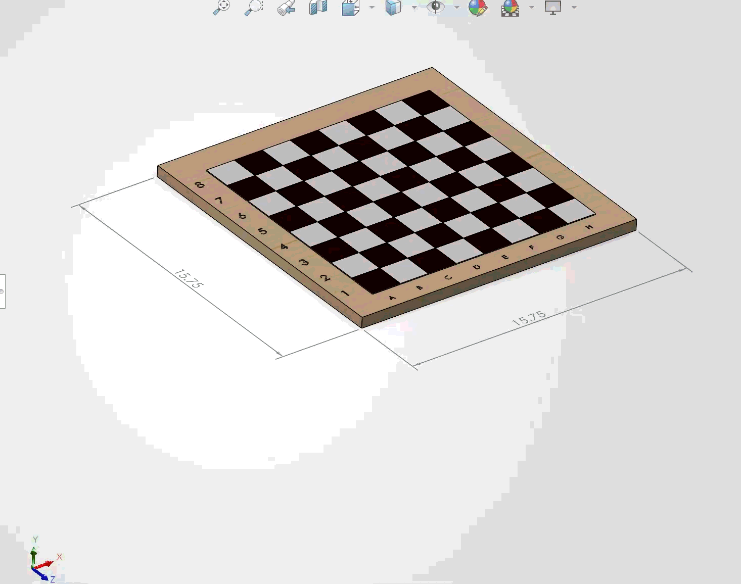 A0017813-国际象棋棋盘设计