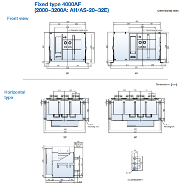 A0017860-ACB 3P 2000A 85kA 3极（3P）2000A空气断路器（ACB）