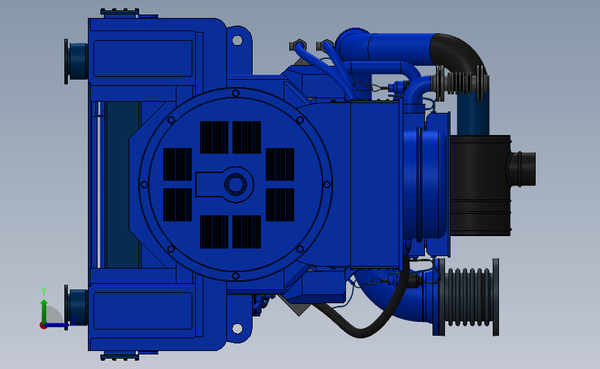 MWM发电机_SOLIDWORKS 2014_模型图纸下载 – 懒石网