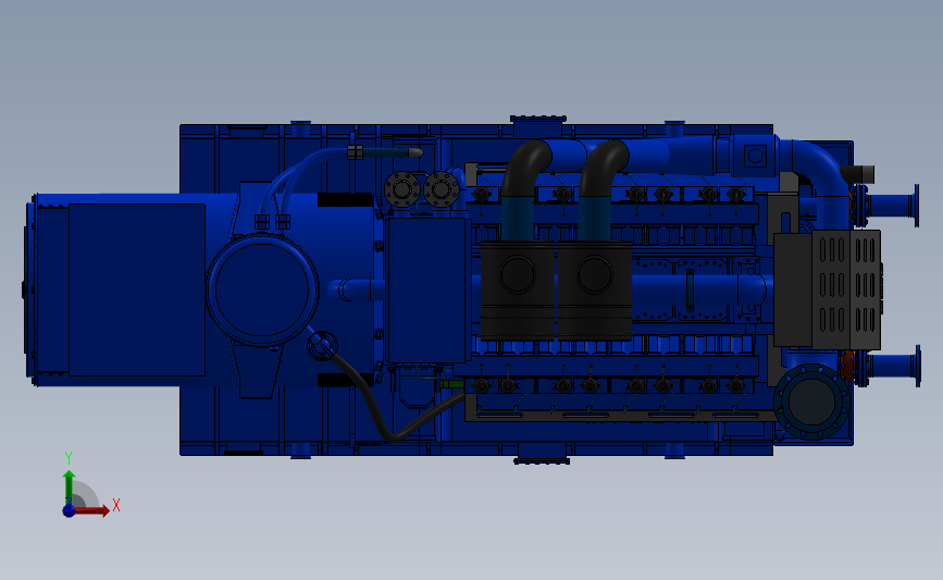 MWM发电机_SOLIDWORKS 2014_模型图纸下载 – 懒石网