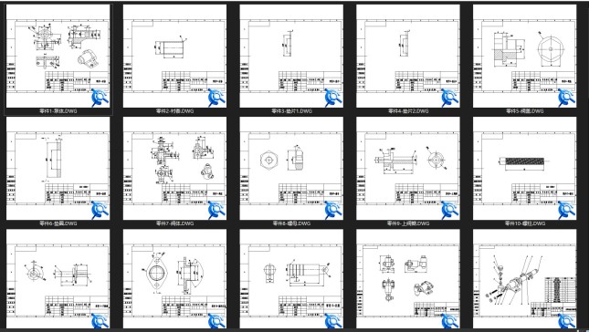 柱塞泵sw2016和sw工程图和cad=1087803=100