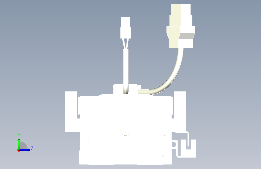 CFK86H-L10-510-BC-T400W-ON3_3D模型 左侧视图