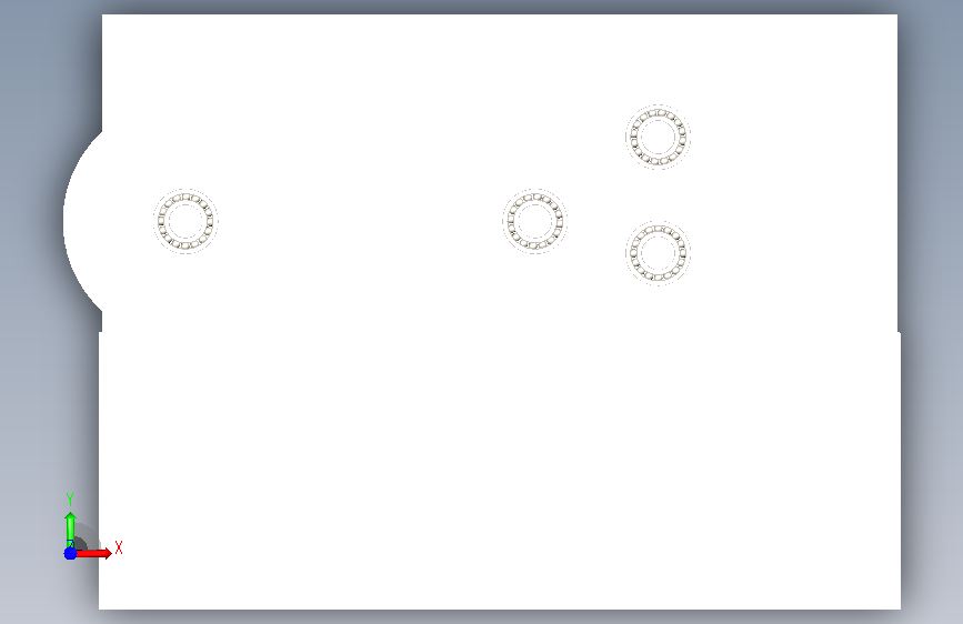 分瓣剥皮装置 正面视图