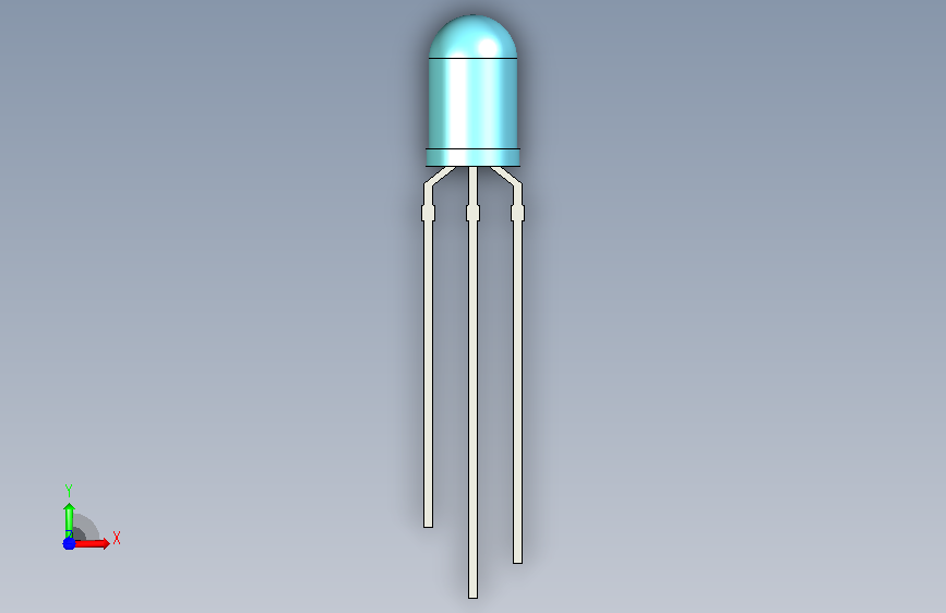 A0018020-双色LED 正面视图