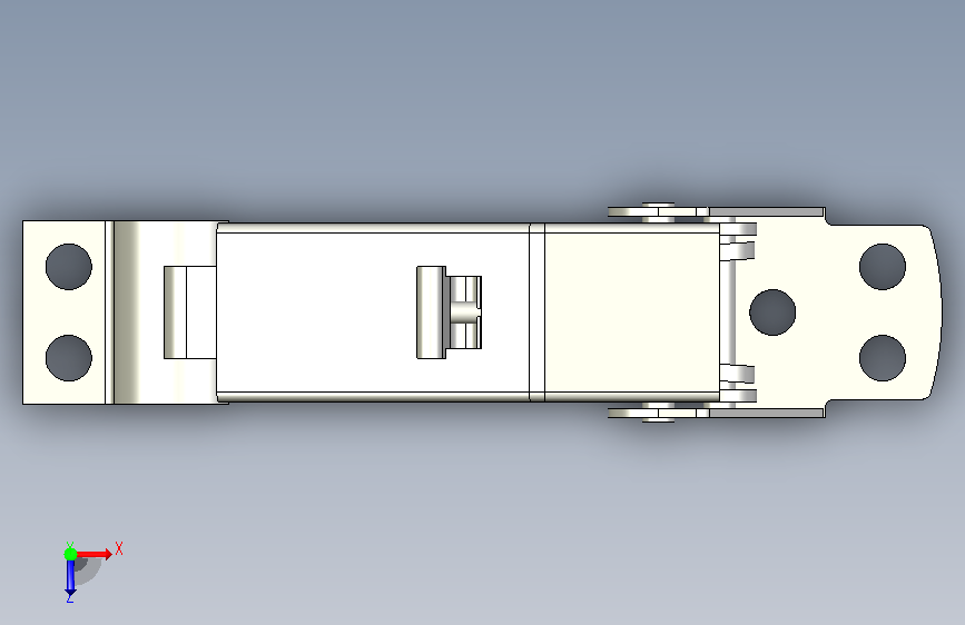 A0018034-SK3-009-1搭扣 俯视图