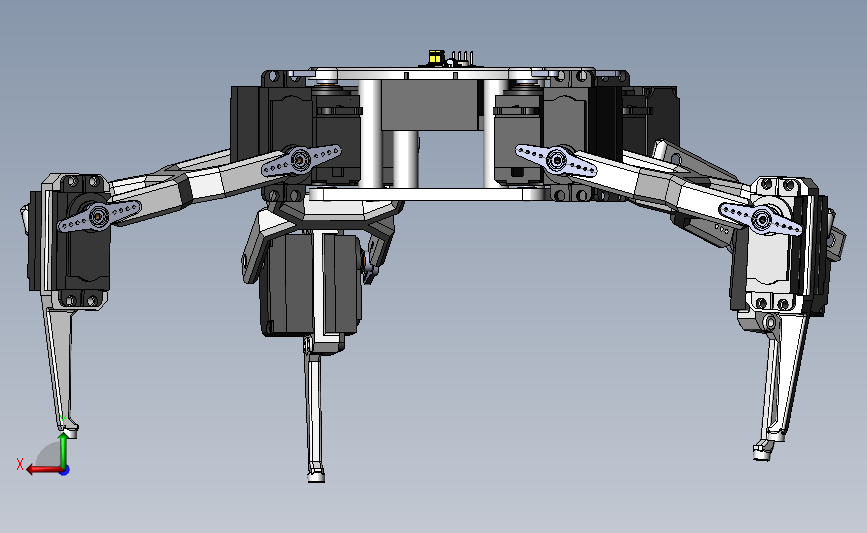 Spider 机器人_SOLIDWORKS 2016_模型图纸下载 – 懒石网